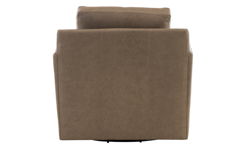 Darby Leather Swivel Chair